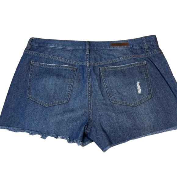 Rachel Hollis Jean Shorts‎ Women's Distressed Denim plus size 18W - Picture 3 of 9